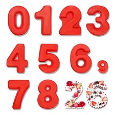 Silicone XL Number Mould EXTRA LARGE Birthday Cake Baking Tin Mould 0-9 1 2 3 UK