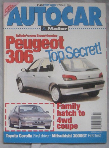Autocar 1992 and - autocar, 12/8/1992