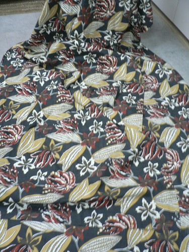 Curtains linen lined floral - curtains,