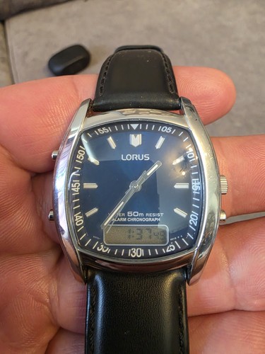 Lorus alarm chronograph