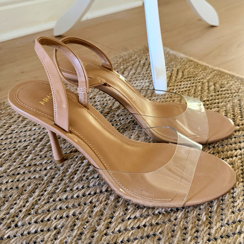 Mng beige clear strap - mng,
