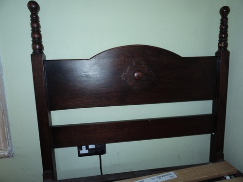 Antique wood and metal - , single