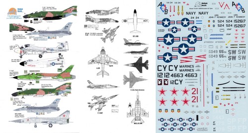 Wolfpak decals f - wolfpak, f-105f