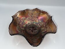 Fenton Amber Autumn Leaves