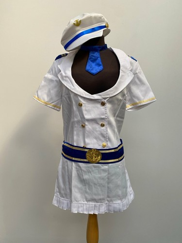 White sexy sailor girl outfit - white,