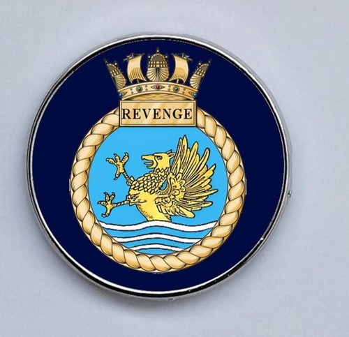 Hms revenge royal navy - royal, lapel