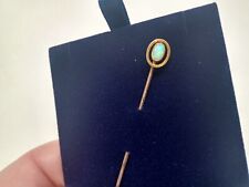 AntiqueTested as 9ct gold oval Opal set stick pin
