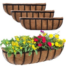 4 Pack 24 In Railing Planter
