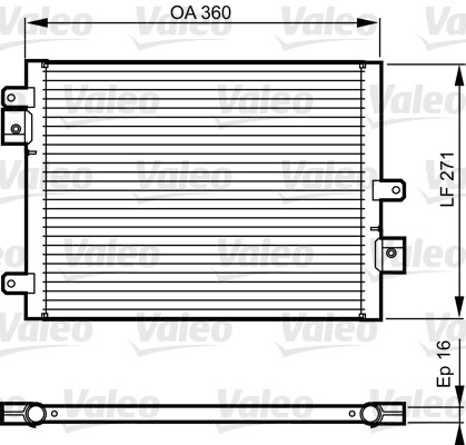Valeo 814167 condenser air - valeo,