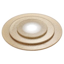 3 Size Round Glitter Mirror Candle Plates Cake Stand Table Wedding Centrepiece