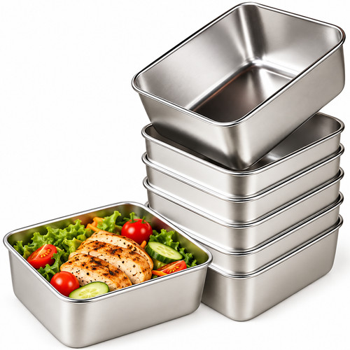 5pc stainless steel food - stainless,