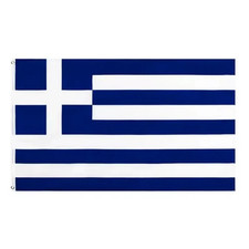 Greek flag 5ft 3ft - flag,
