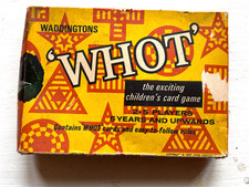 Waddingtons Whot Vintage Card