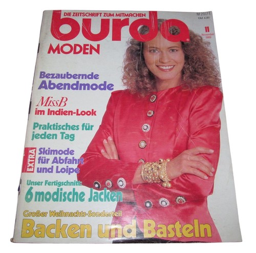 Burda moden 1989 - moden, vintage