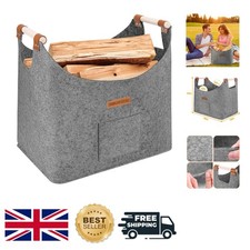 Elegant XL Dove Grey Felt Log