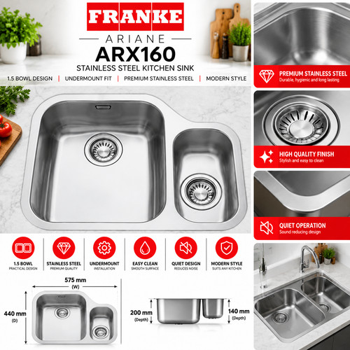 Franke ariane arx160 - arx160, stainless