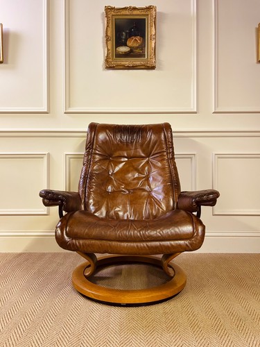 Ekornes stressless tan - ekornes, leather