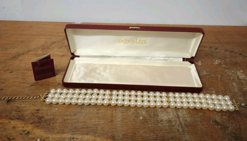 Vintage rosita pearls row 3 - vintage,