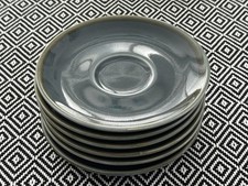 Olympia Kiln Crockery, 6 Saucers for 230ml Cups, Unused In Perfect Condition