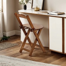 2x Bamboo Wood Folding