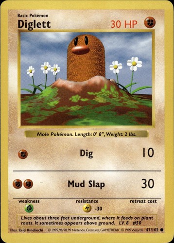 Pokemon shadowless base - pokemon,