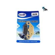 Sintered front brake pads for