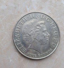 2008 UK £5 Coin 450th