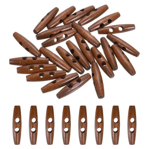 24pcs wooden toggle - 24pcs, button