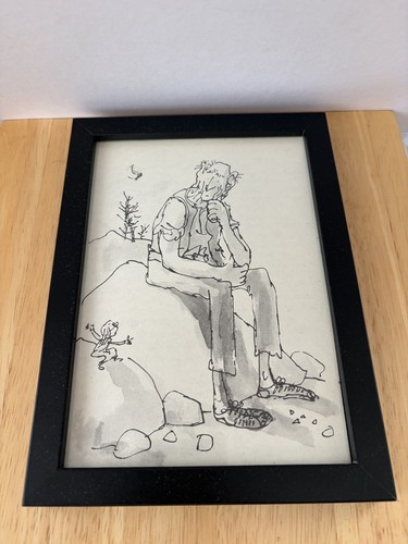 Framed quentin blake - quentin,