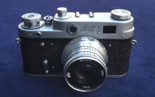Vintage ussr fed3 rangefinder - vintage,