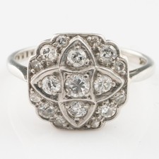 18 Carat White Gold and