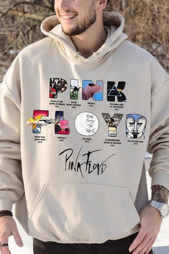 Pink floyd print hoodie - floyd,