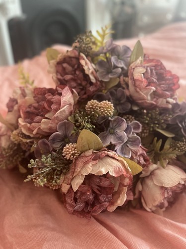 Striking mix peony blooms - striking,