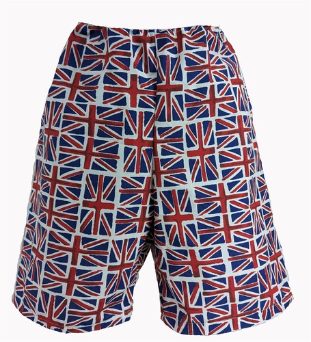 Adults union jack shorts - union,