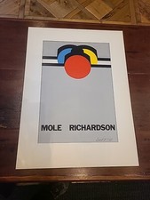 Vintage MOLE-RICHARDSON CO Original Logo Illustration Artwork Collage  1970s MCM
