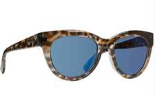 VON ZIPPER QUEENIE SUNGLASSES QUARTZ TORTOISE WITH BLUE CHROME LENSES BRAND NEW
