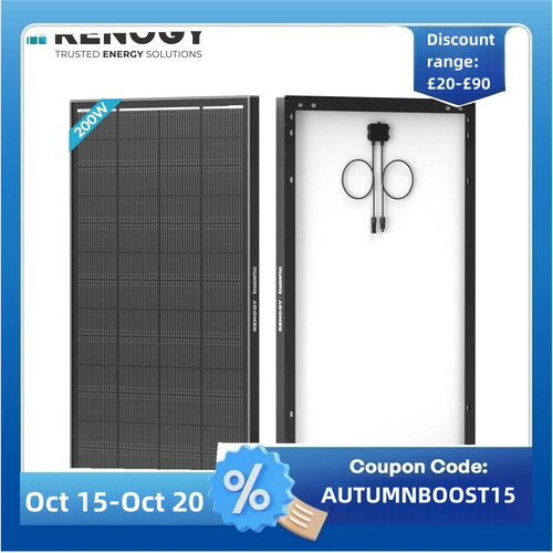Renogy 200w shadowflux - renogy,
