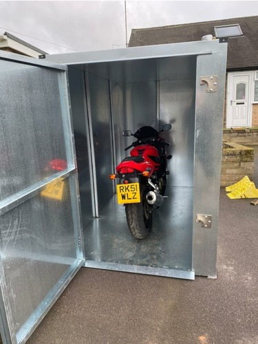 Motorbike storage shed - storage,