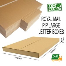 Large Letter Box Royal Mail PiP Boxes C4 A4 Cardboard Postal Mailing Shipping