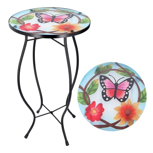 Mosaic table small butterfly - mosaic,