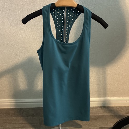 Gaiam women teal - gaiam, racerback