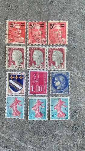 B254 vintage french postage - b254-vintage,