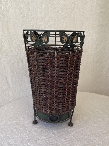 Vintage umbrella stand wrought - umbrella,