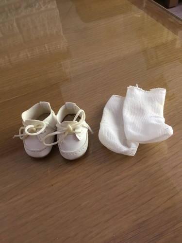 Small vintage boy dolls shoes - boy,