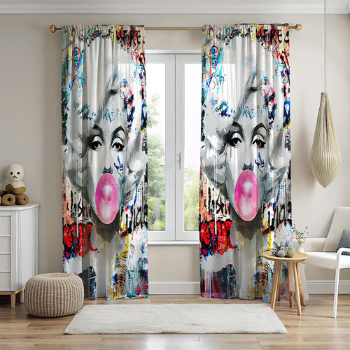 Marilyn monroe themed curtain - monroe,