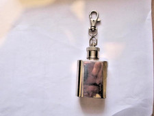 Stainless Steel 1oz Hip Flask Key Ring #R430