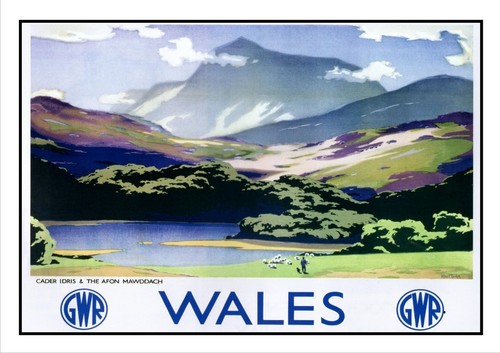 Wales railway vintage - wales, retro