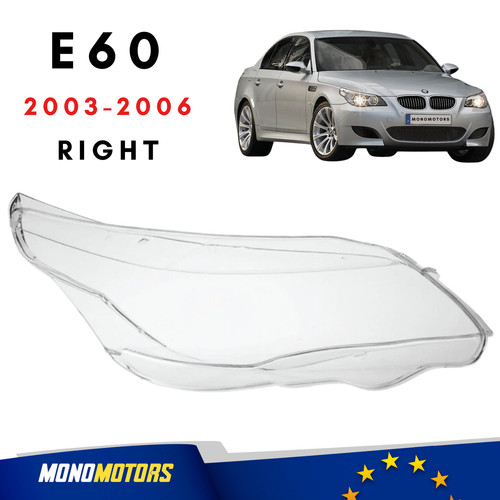 Right headlamp lens for bmw - right,