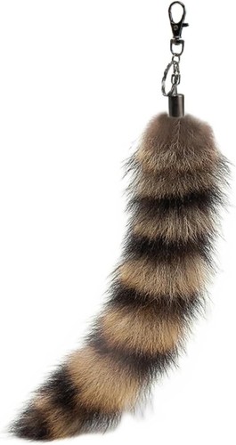 Fluffy therian raccoon tail - fluffy,