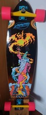 Santa Cruz Fire Wizard Pintail Cruzer Longboard Multi 39" Skateboard